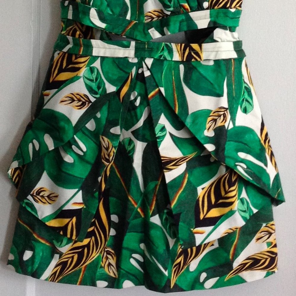 Farm Rio Max Amazonia Cutout Mini Dress - Picture 9 of 13